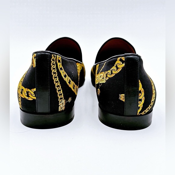 VERSACE La Greca Chain Print Silk Slip-On
LoafersBrand new with dust bags - Picture 5 of 5